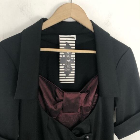 Chic Star Good Goth Red Black Halloween Dress NWT Size Medium - Picture 5 of 16